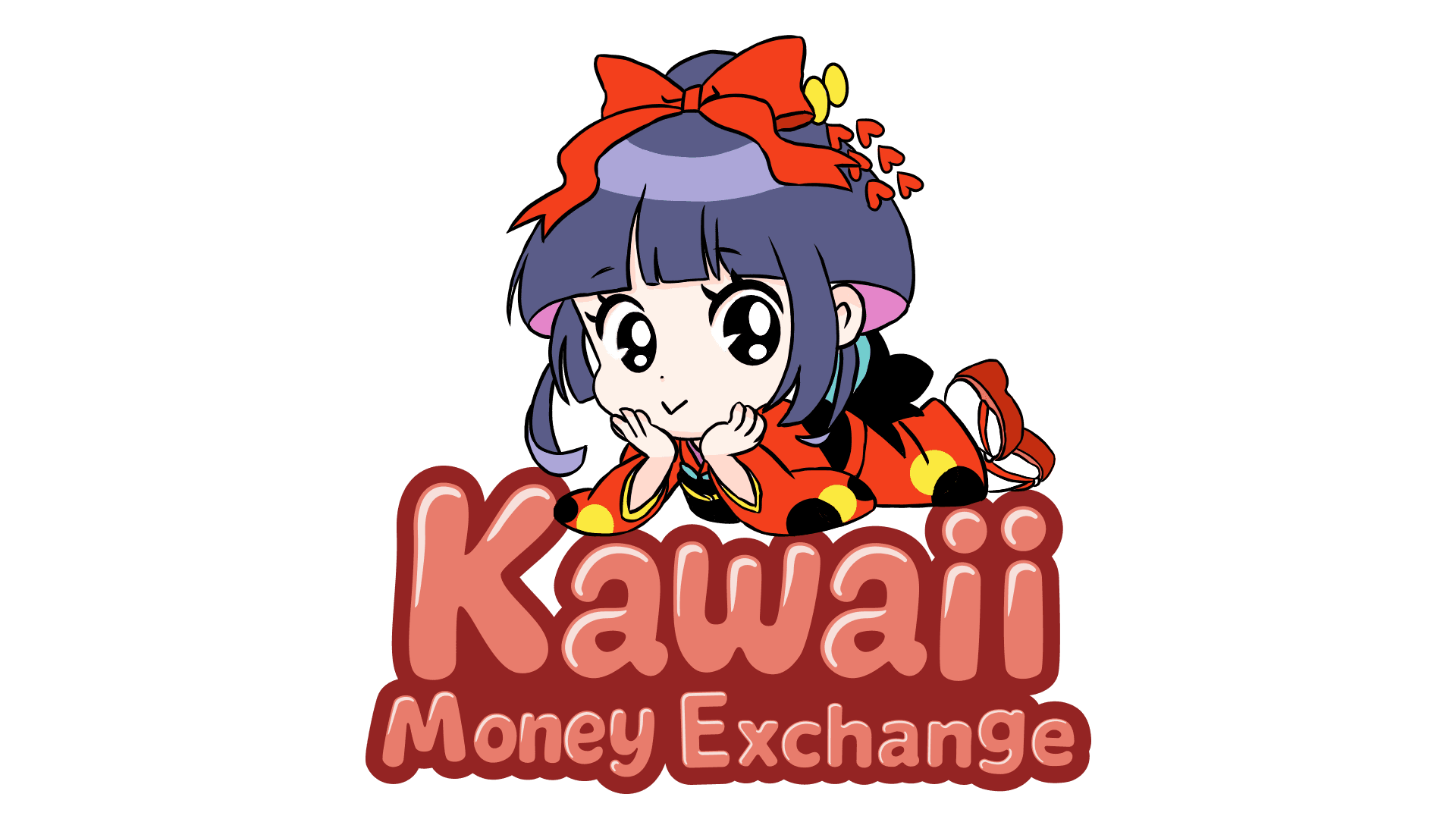 Kawaii Money Exchange Character